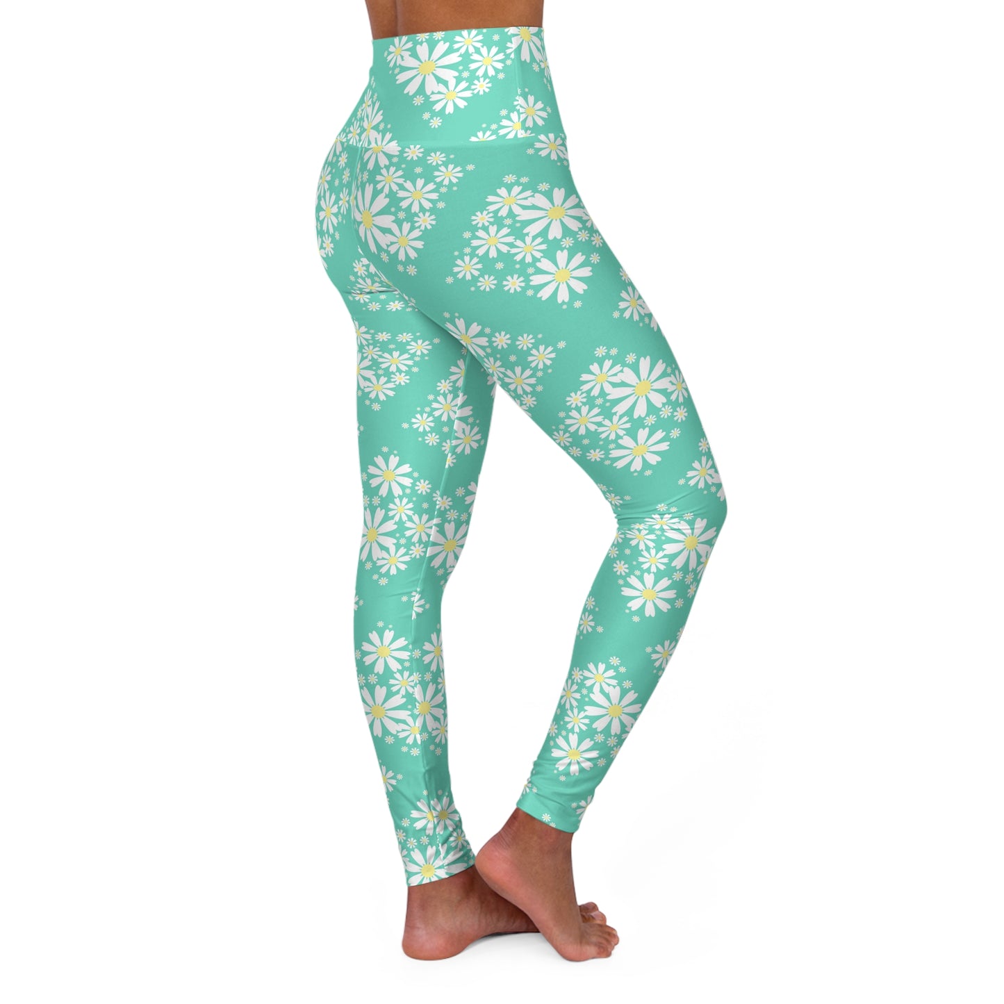 Floral Yoga Leggings — High-Waisted Workout & Activewear Tights
