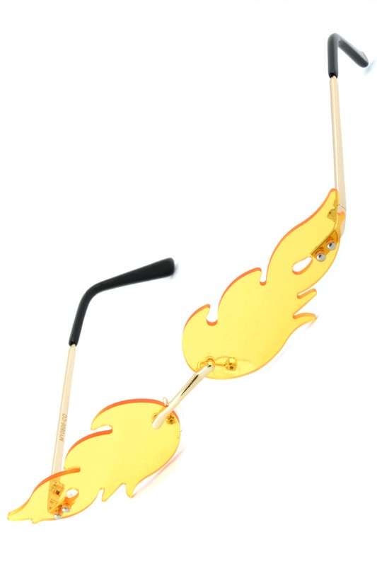 I See Red Flame Sunglasses - Touch Me Textures