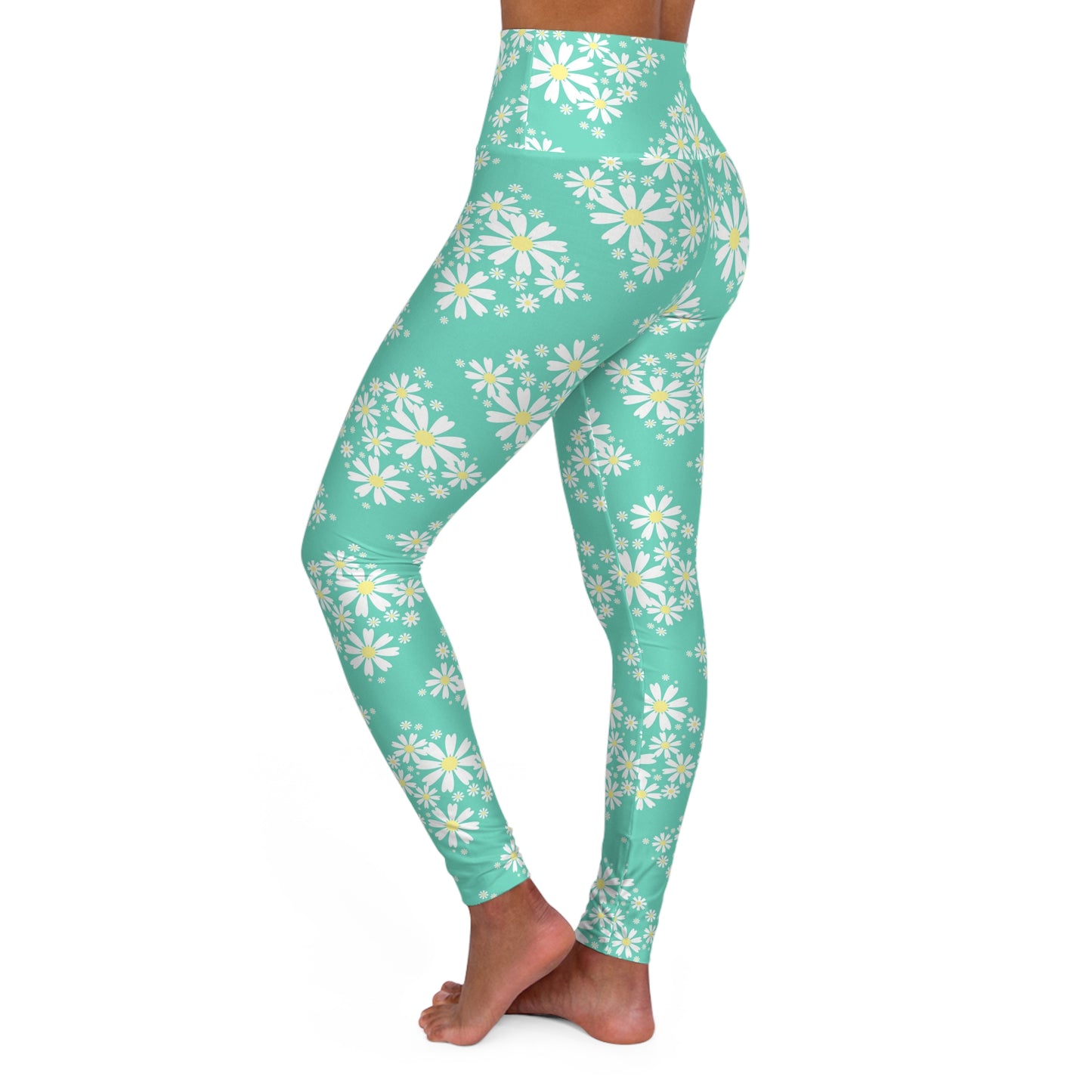 Floral Yoga Leggings — High-Waisted Workout & Activewear Tights