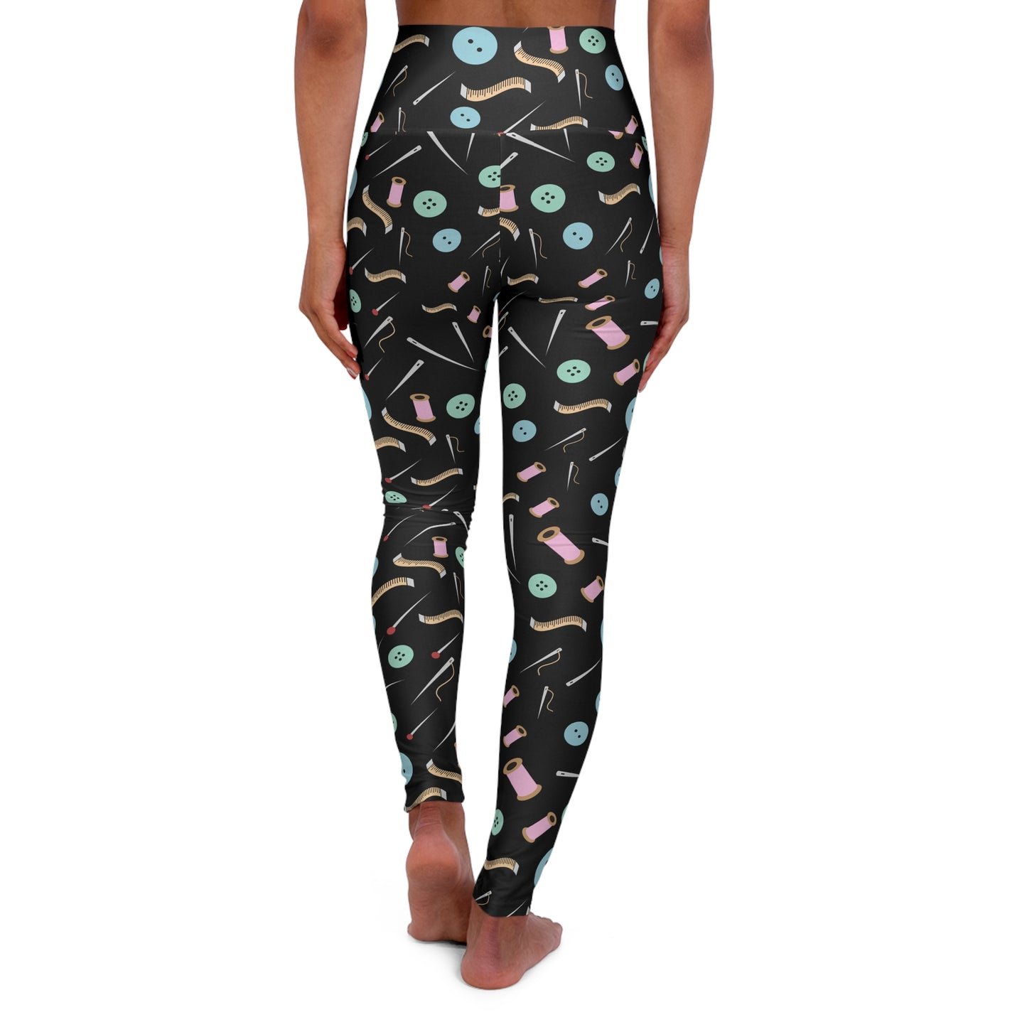 Love Sewing High-Waist Yoga Leggings — Cute Patterned Activewear