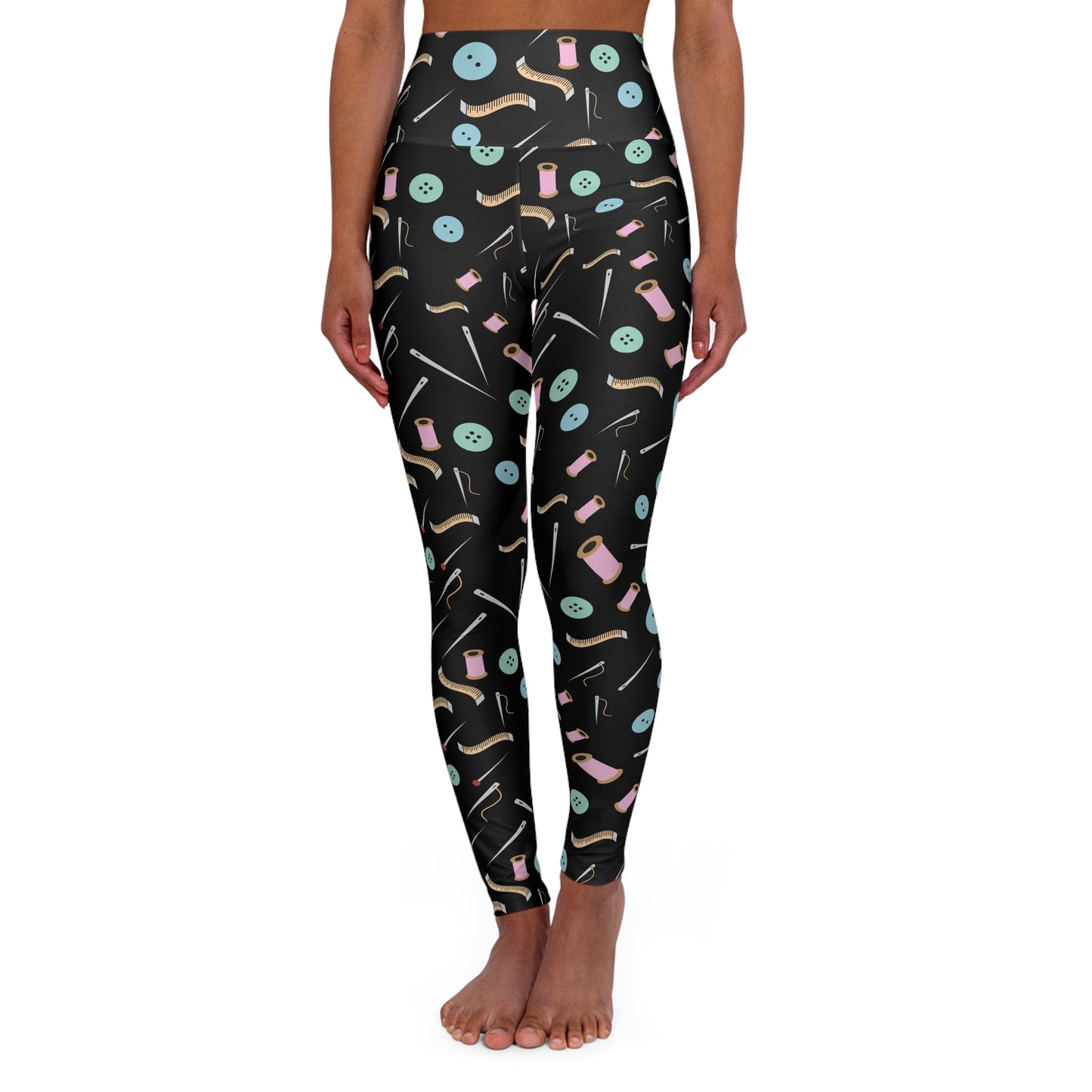 Love Sewing High-Waist Yoga Leggings — Cute Patterned Activewear