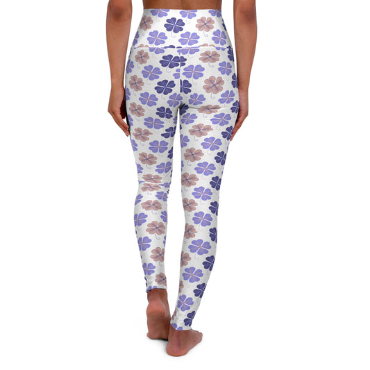 Four-Leaf Clover High-Waisted Yoga Leggings