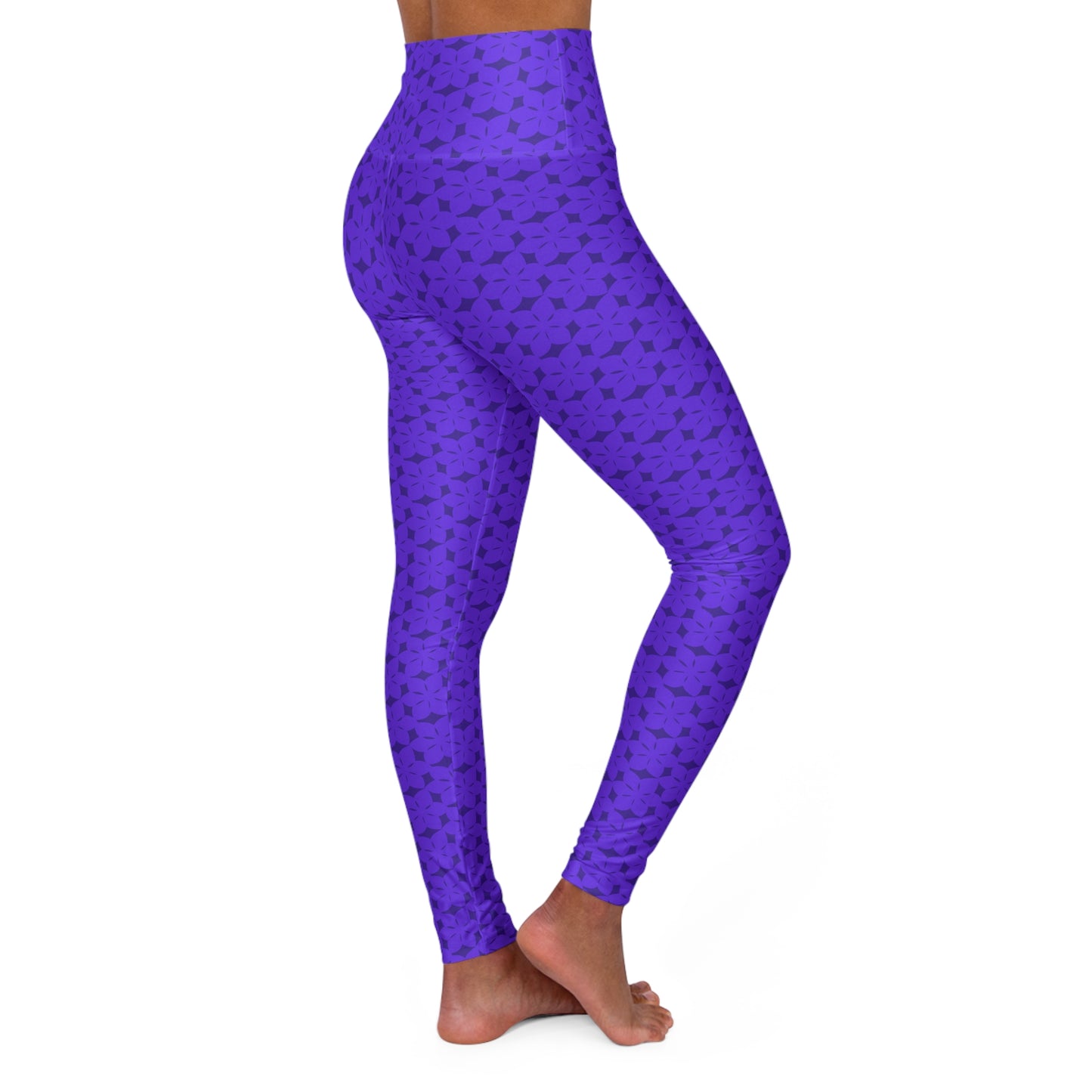 Diamond Shape High Waist Leggings,  Athletic  Activewear