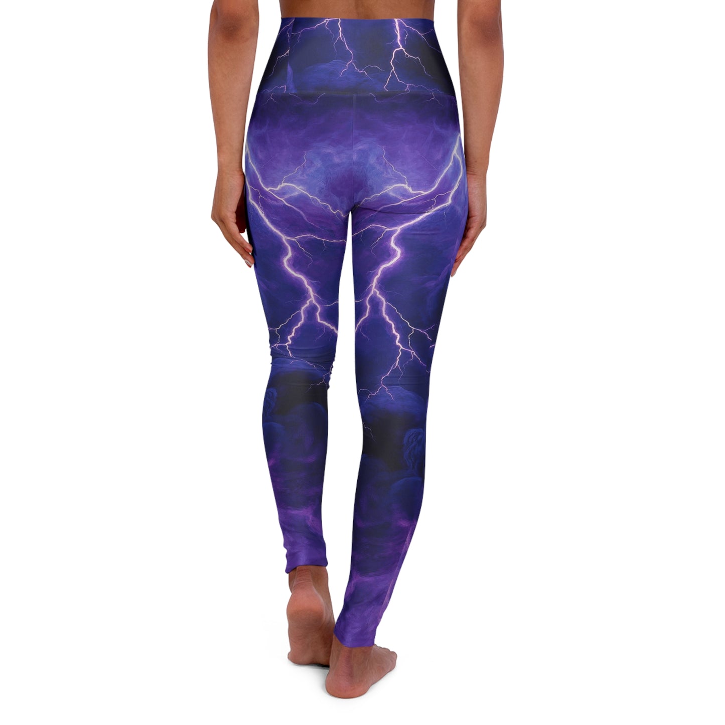Lighting High Waist Yoga Leggings — High-Waisted Activewear for Gym & Fitness