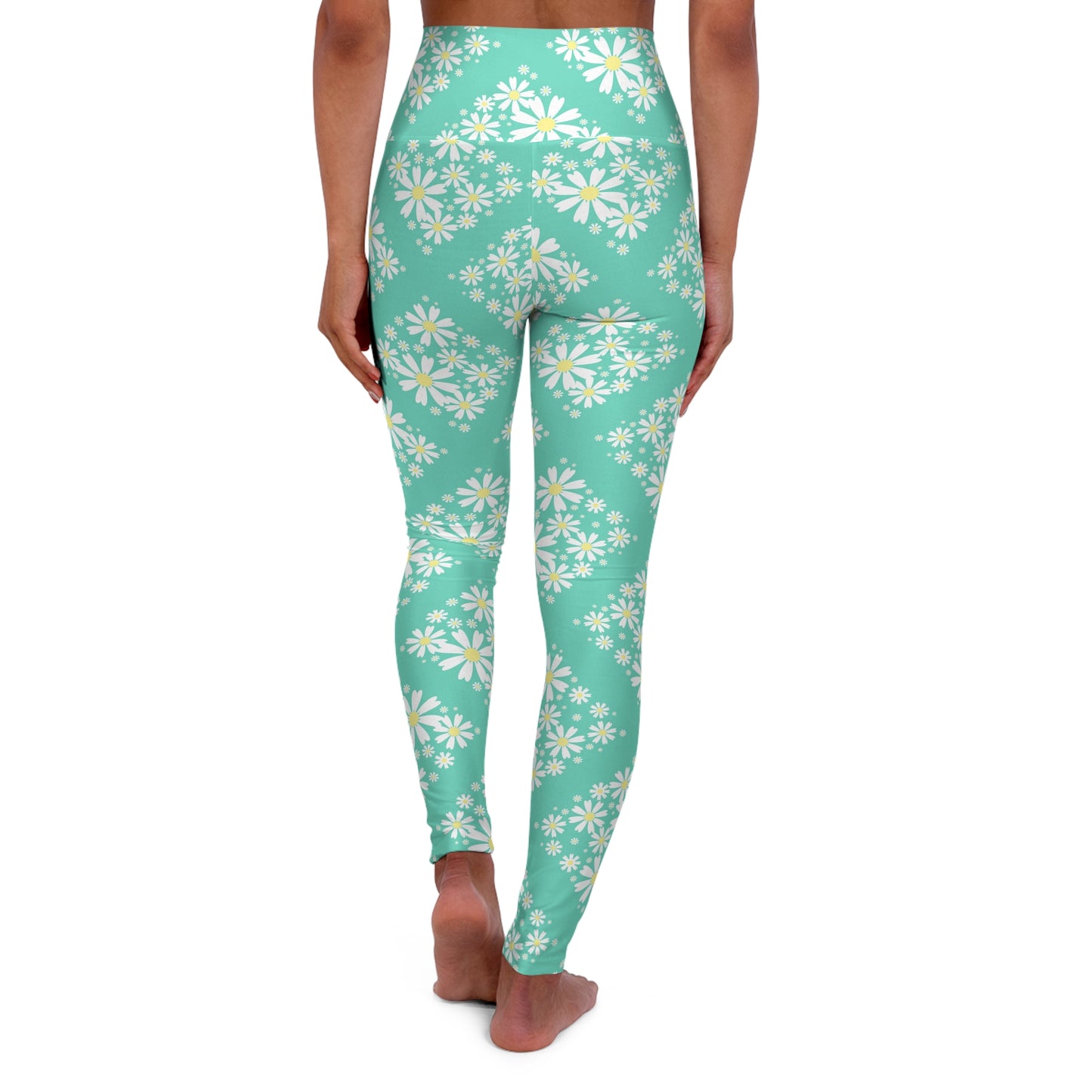 Floral Yoga Leggings — High-Waisted Workout & Activewear Tights