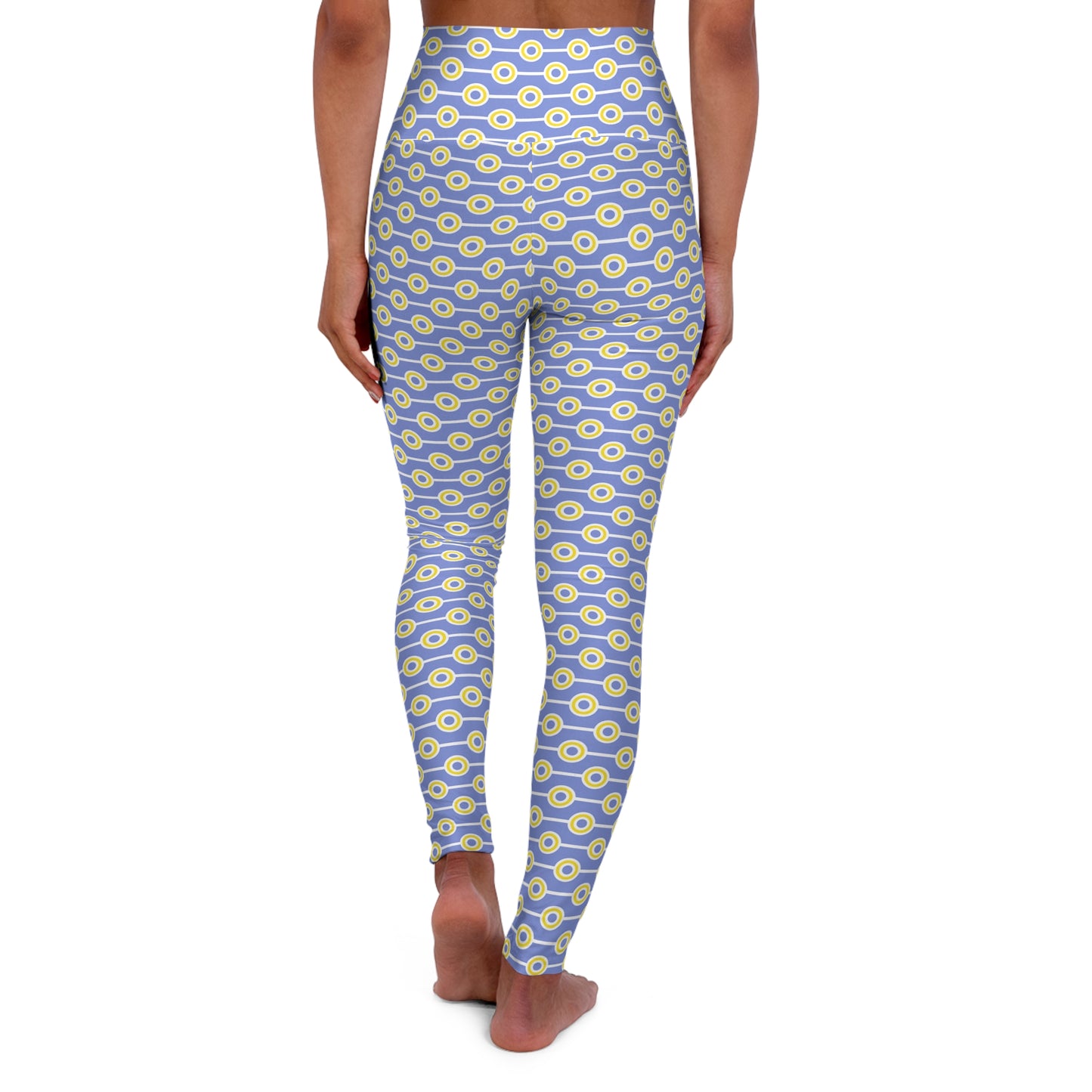 Abstract Pattern High Waisted Yoga Leggings | Abstract Print Activewear