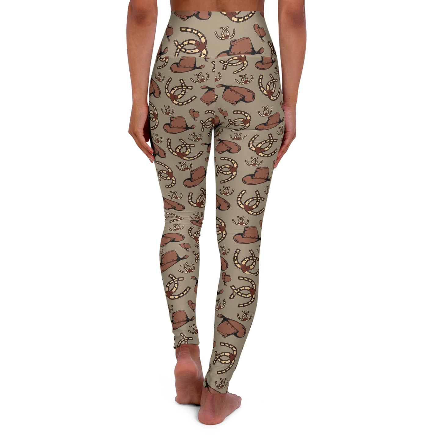 Cowgirl High Waisted Yoga Leggings — Western-Inspired Activewear