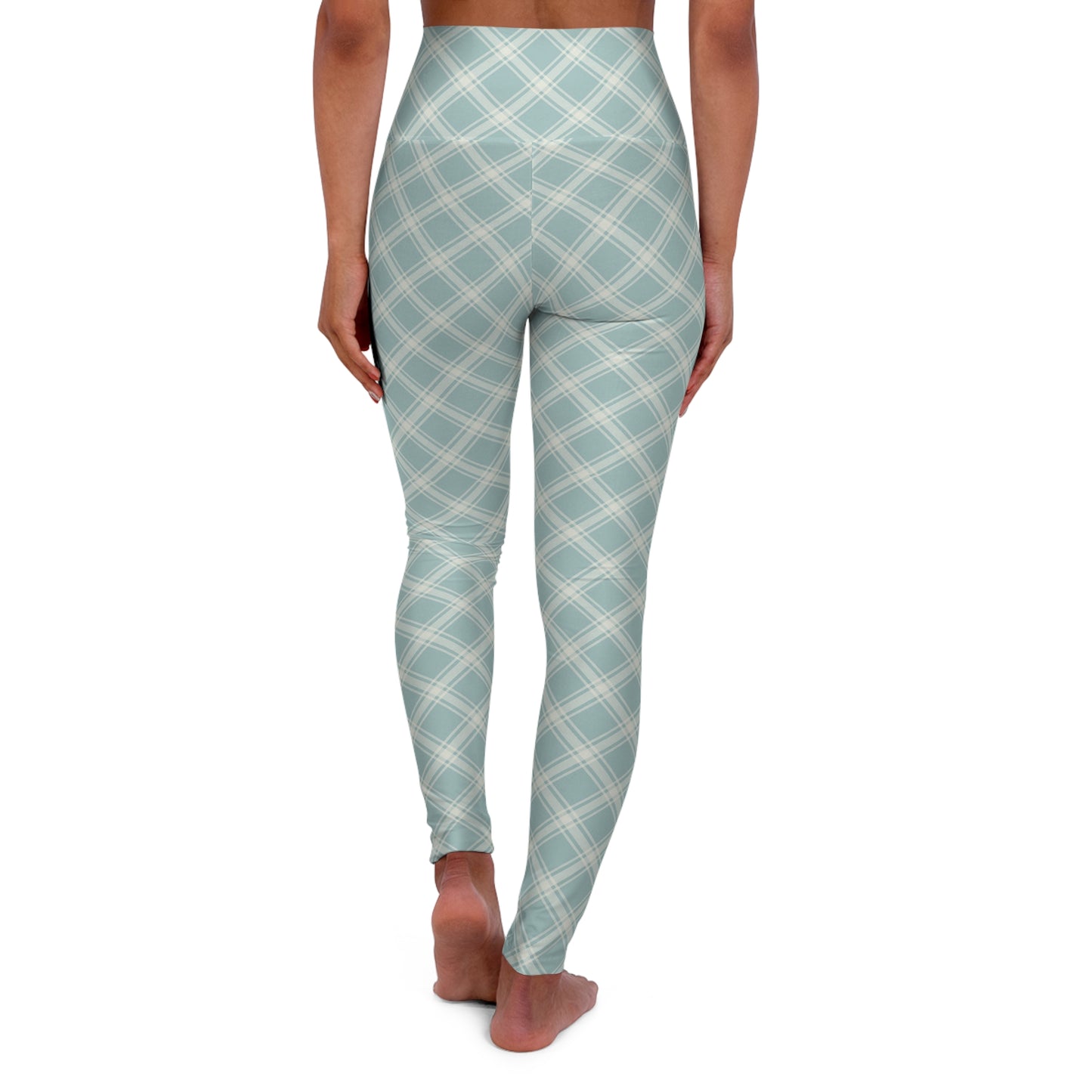 Plaid Yoga Leggings | High Waisted Checkered Workout Tights