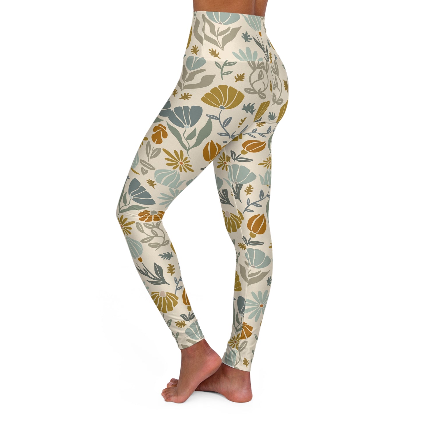 Boho Bohemian Festival Hippie Activewear High Waisted Yoga Leggings