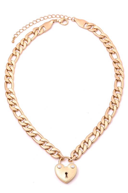 Love Locket Fashion Necklace - Touch Me Textures